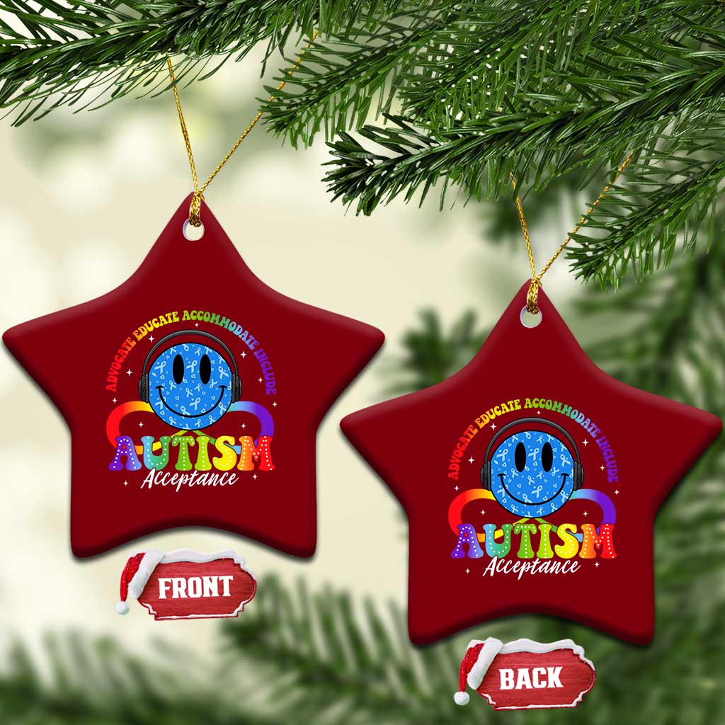 Autism Acceptance Ceramic Ornament Acceptance Special Education Teacher Kids