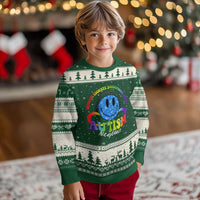 Autism Acceptance Ugly Christmas Sweater Acceptance Special Education Teacher Kids