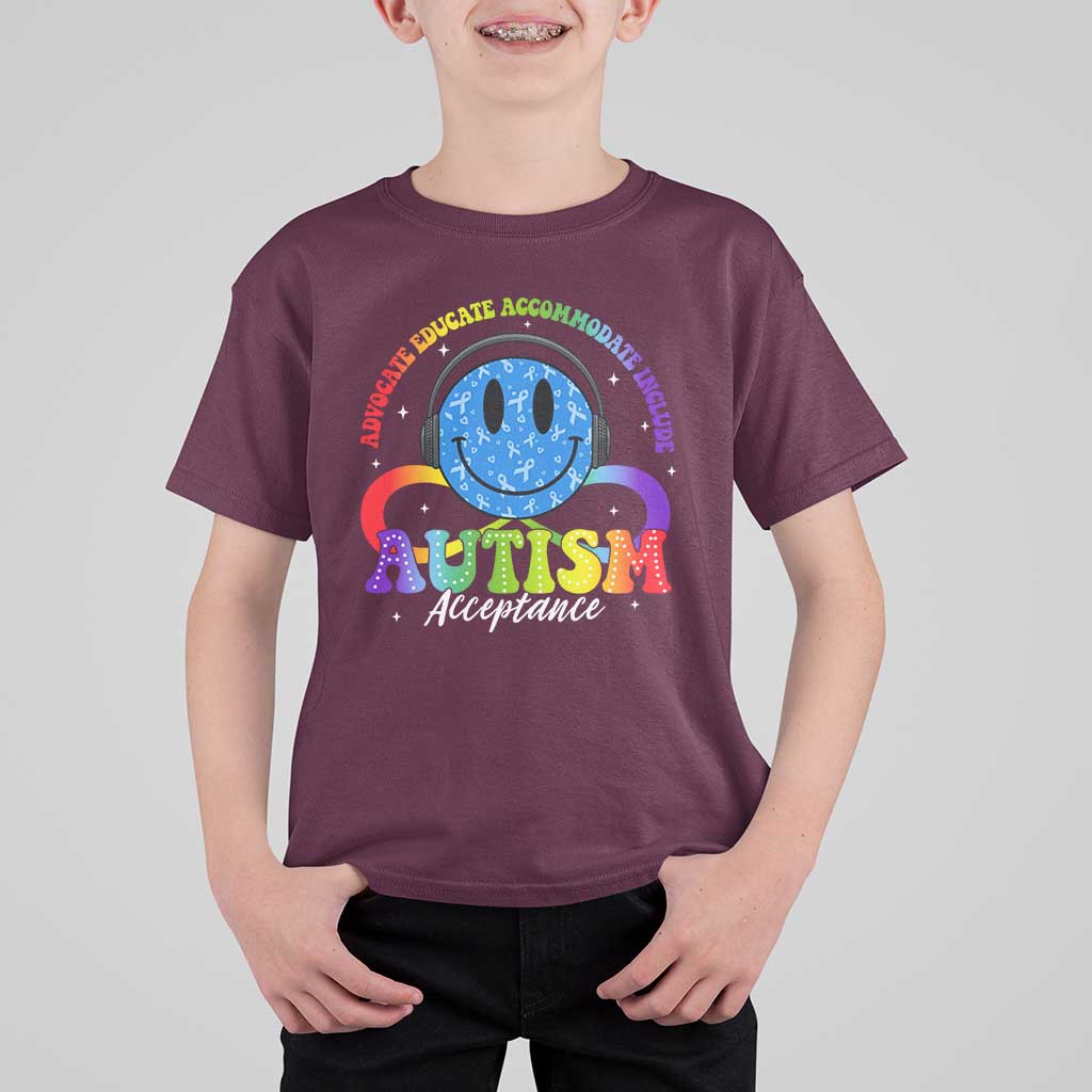 Autism Acceptance T Shirt For Kid Acceptance Special Education Teacher Kids