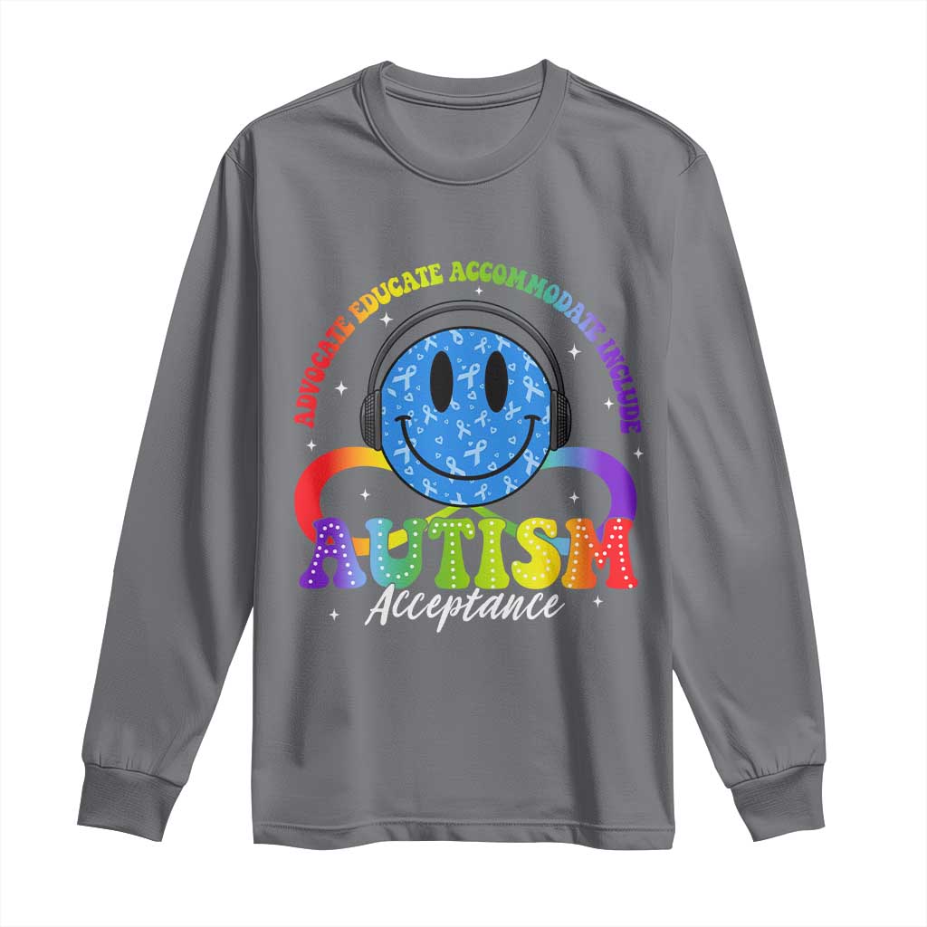 Autism Acceptance Long Sleeve Shirt Acceptance Special Education Teacher Kids
