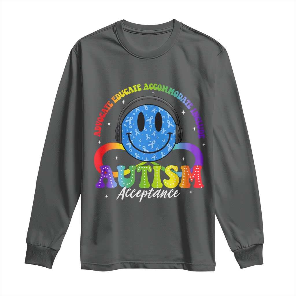 Autism Acceptance Long Sleeve Shirt Acceptance Special Education Teacher Kids
