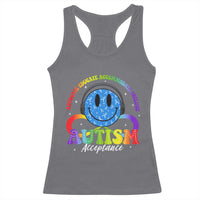 Autism Acceptance Racerback Tank Top Acceptance Special Education Teacher Kids