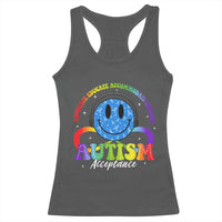 Autism Acceptance Racerback Tank Top Acceptance Special Education Teacher Kids