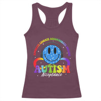 Autism Acceptance Racerback Tank Top Acceptance Special Education Teacher Kids