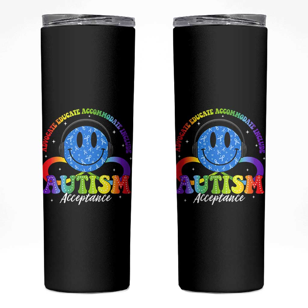Autism Acceptance Skinny Tumbler Acceptance Special Education Teacher Kids