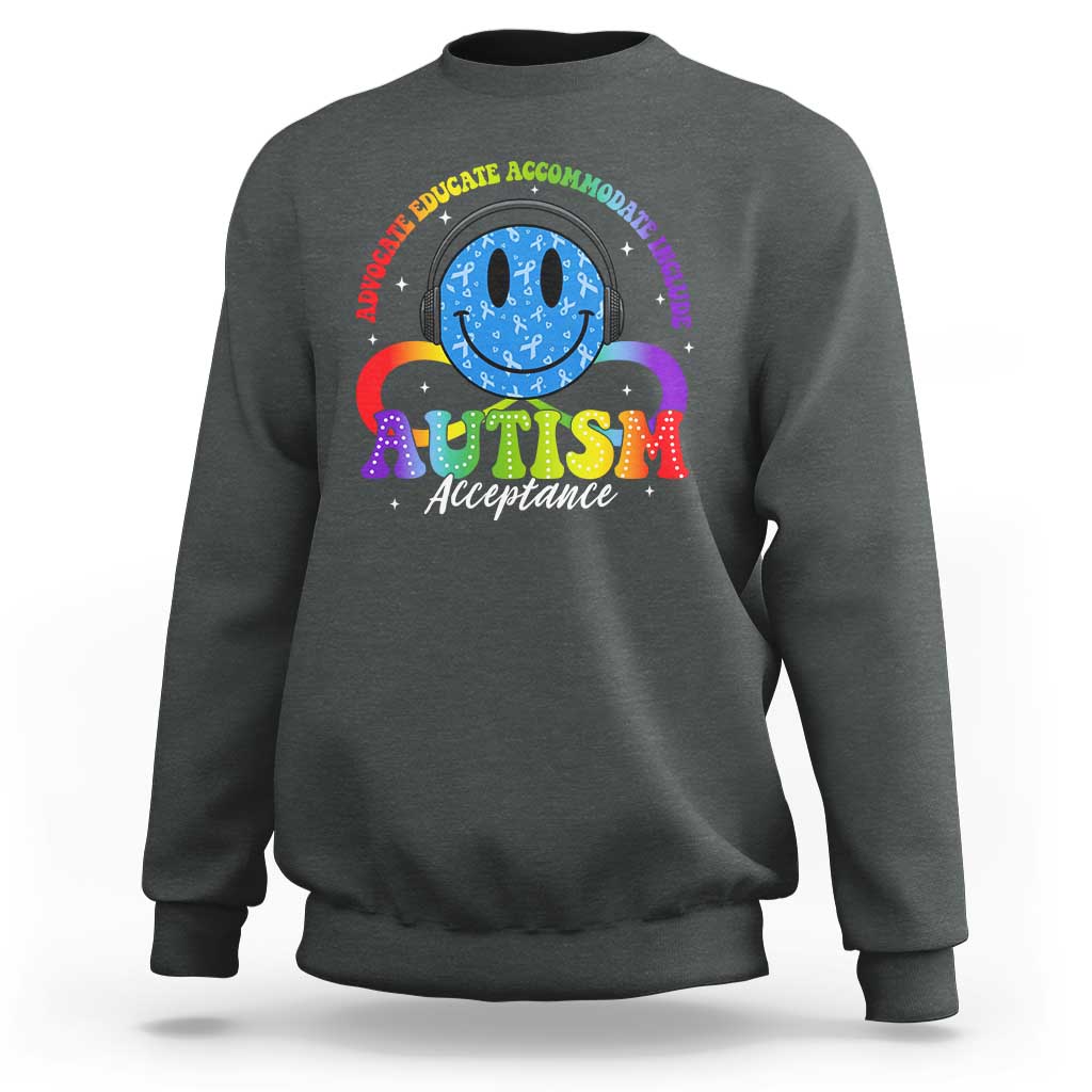 Autism Acceptance Sweatshirt Acceptance Special Education Teacher Kids