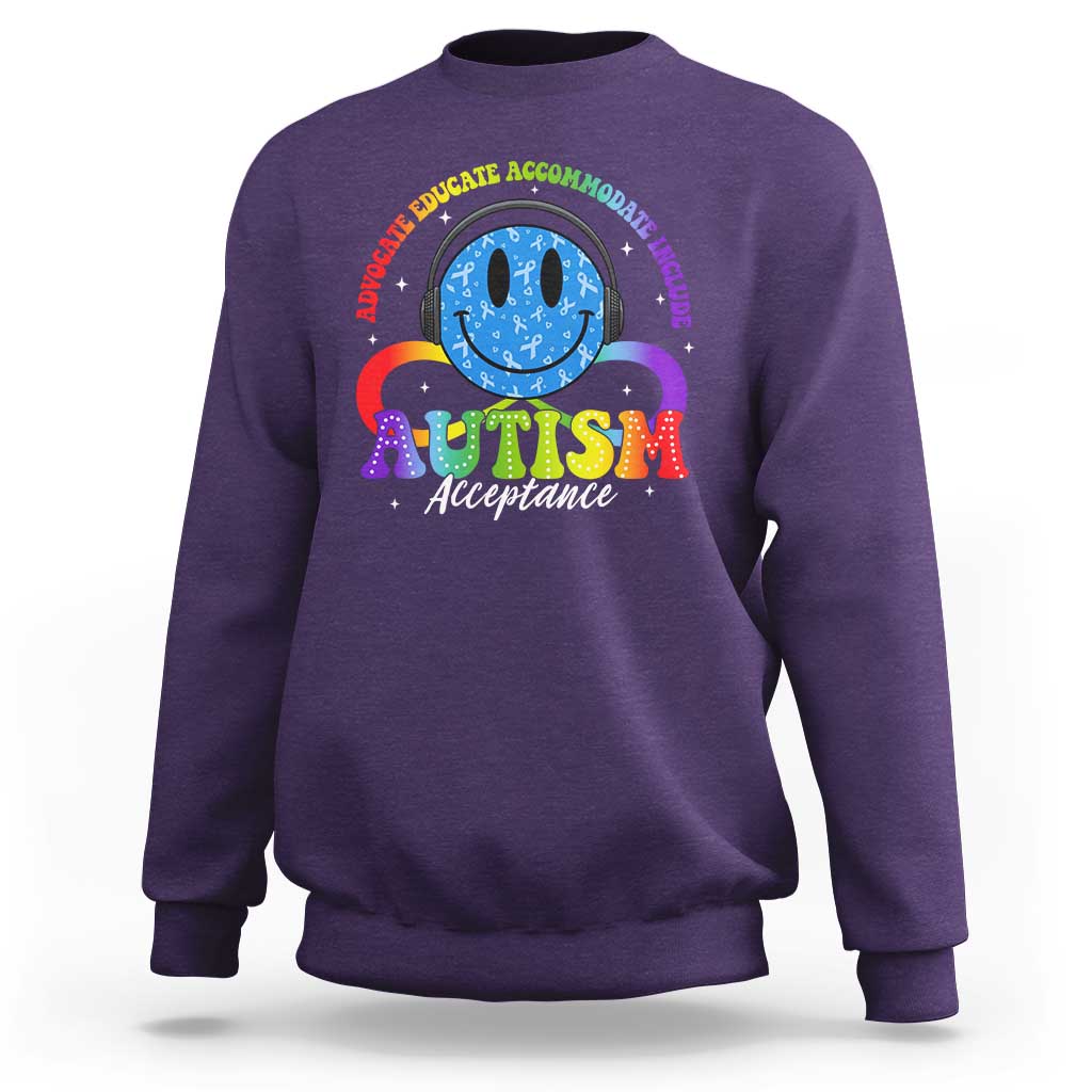 Autism Acceptance Sweatshirt Acceptance Special Education Teacher Kids