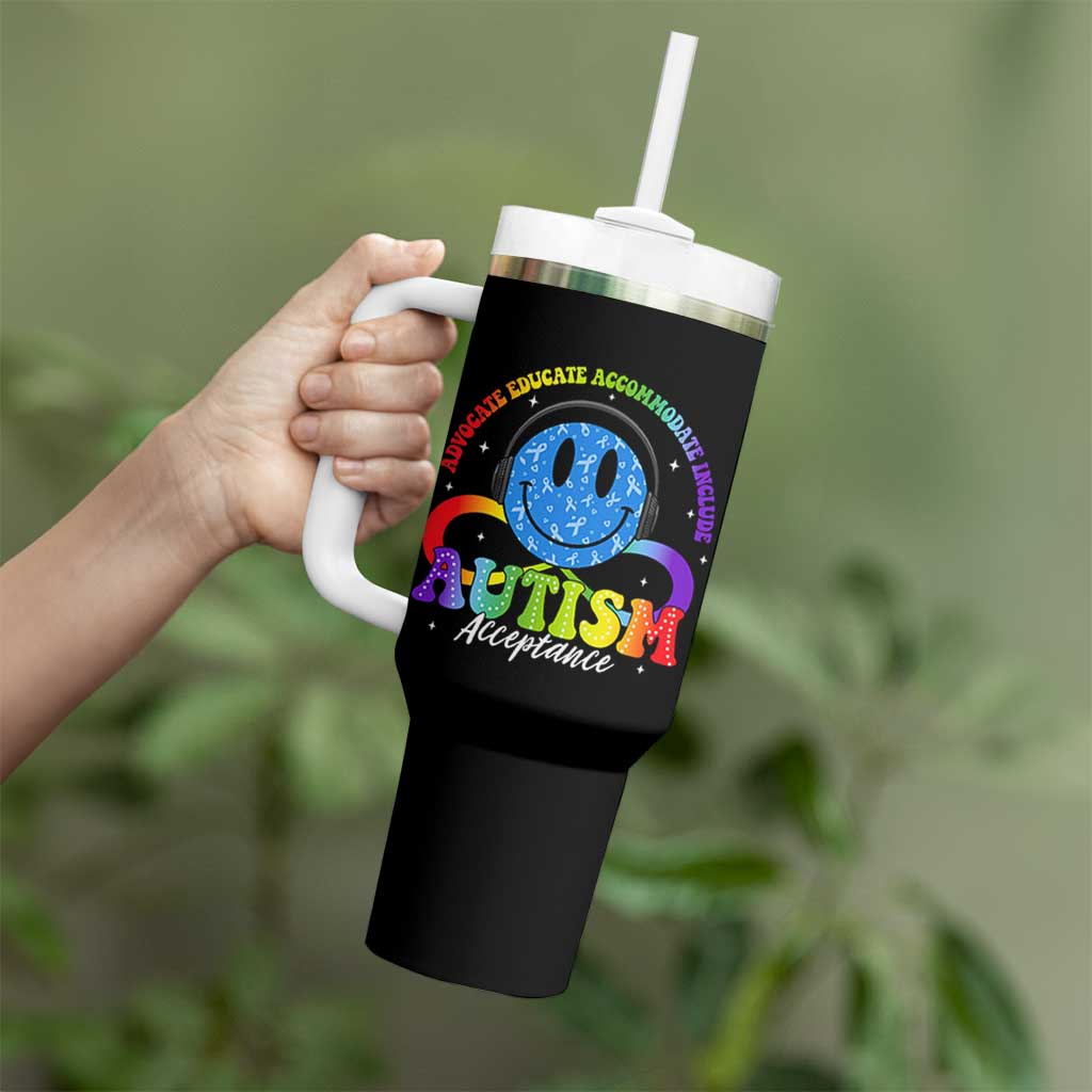 Autism Acceptance Tumbler With Handle Acceptance Special Education Teacher Kids