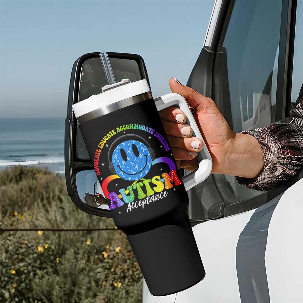Autism Acceptance Tumbler With Handle Acceptance Special Education Teacher Kids