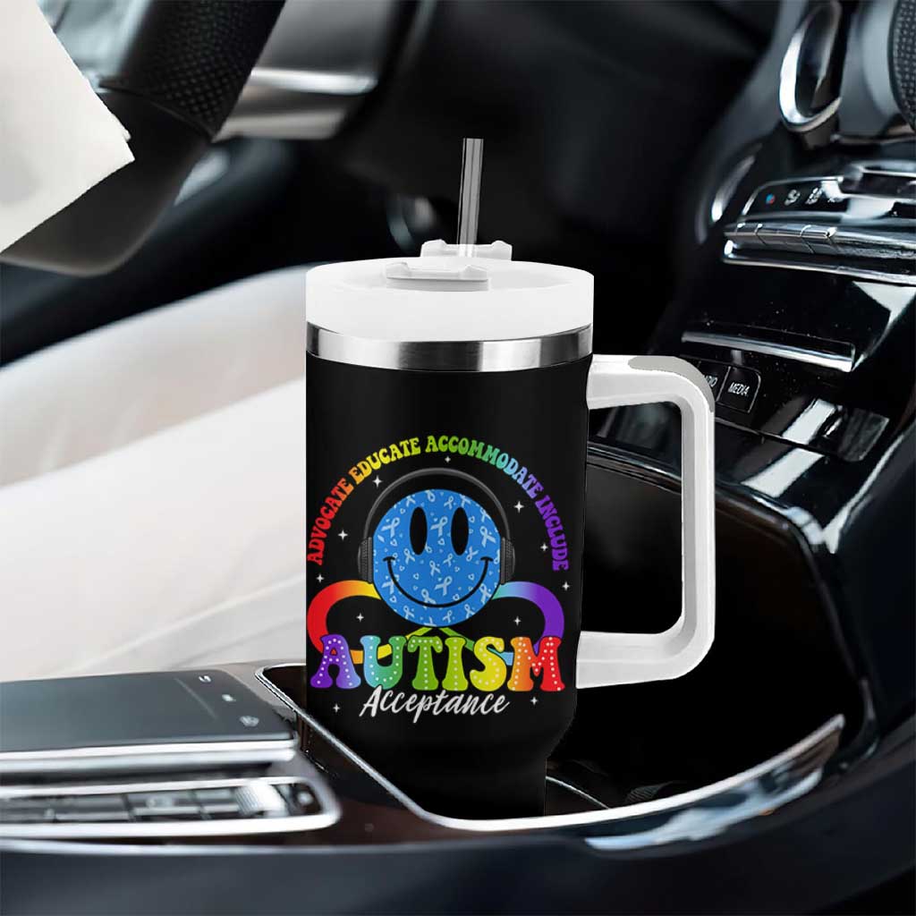 Autism Acceptance Tumbler With Handle Acceptance Special Education Teacher Kids