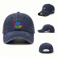 Autism Acceptance Washed Cotton Baseball Cap Acceptance Special Education Teacher Kids