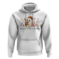 Funny Hot Dog Ghost Halloween Hoodie Bad Day To Be A Hotdog - Wonder Print Shop