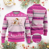Funny Hot Dog Ghost Halloween Ugly Christmas Sweater Bad Day To Be A Hotdog - Wonder Print Shop