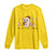 Funny Hot Dog Ghost Halloween Long Sleeve Shirt Bad Day To Be A Hotdog - Wonder Print Shop