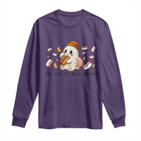 Funny Hot Dog Ghost Halloween Long Sleeve Shirt Bad Day To Be A Hotdog - Wonder Print Shop