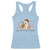 Funny Hot Dog Ghost Halloween Racerback Tank Top Bad Day To Be A Hotdog - Wonder Print Shop