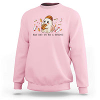 Funny Hot Dog Ghost Halloween Sweatshirt Bad Day To Be A Hotdog - Wonder Print Shop
