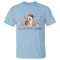Funny Hot Dog Ghost Halloween T Shirt Bad Day To Be A Hotdog - Wonder Print Shop