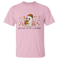 Funny Hot Dog Ghost Halloween T Shirt Bad Day To Be A Hotdog - Wonder Print Shop
