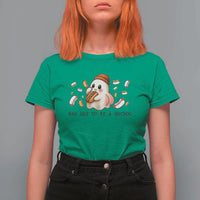 Funny Hot Dog Ghost Halloween T Shirt For Women Bad Day To Be A Hotdog - Wonder Print Shop