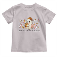 Funny Hot Dog Ghost Halloween Toddler T Shirt Bad Day To Be A Hotdog - Wonder Print Shop