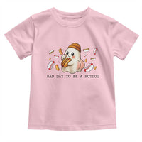 Funny Hot Dog Ghost Halloween Toddler T Shirt Bad Day To Be A Hotdog - Wonder Print Shop