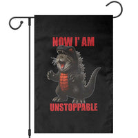 Now I Am Unstoppable Garden Flag Funny Cute Cat Catzilla - Wonder Print Shop