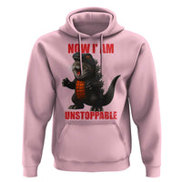 Now I Am Unstoppable Hoodie Funny Cute Cat Catzilla - Wonder Print Shop