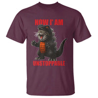 Now I Am Unstoppable T Shirt Funny Cute Cat Catzilla - Wonder Print Shop