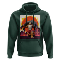 Catzilla Funny Cat Japanese Cityscape Hoodie - Wonder Print Shop