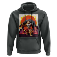Catzilla Funny Cat Japanese Cityscape Hoodie - Wonder Print Shop
