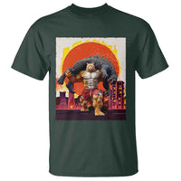 Catzilla Funny Cat Japanese Cityscape T Shirt - Wonder Print Shop
