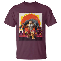 Catzilla Funny Cat Japanese Cityscape T Shirt - Wonder Print Shop