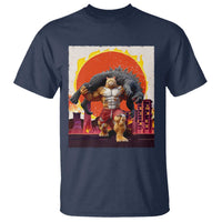 Catzilla Funny Cat Japanese Cityscape T Shirt - Wonder Print Shop