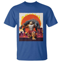 Catzilla Funny Cat Japanese Cityscape T Shirt - Wonder Print Shop