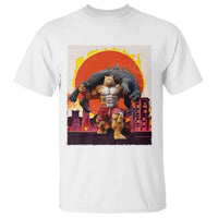 Catzilla Funny Cat Japanese Cityscape T Shirt - Wonder Print Shop