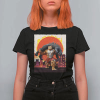 Catzilla Funny Cat Japanese Cityscape T Shirt For Women - Wonder Print Shop