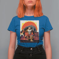 Catzilla Funny Cat Japanese Cityscape T Shirt For Women - Wonder Print Shop