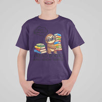 That Is What I Do I Read Books T Shirt For Kid Funny Sloth Book Lover - Wonder Print Shop