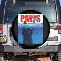 Funny Black Cat Spare Tire Cover PAWS Parody Kitten Mouse Humorous - Wonder Print Shop