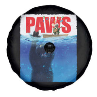 Funny Black Cat Spare Tire Cover PAWS Parody Kitten Mouse Humorous - Wonder Print Shop