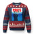 Funny Black Cat Ugly Christmas Sweater PAWS Parody Kitten Mouse Humorous - Wonder Print Shop