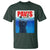 Funny Black Cat T Shirt PAWS Parody Kitten Mouse Humorous - Wonder Print Shop