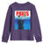 Funny Black Cat Youth Sweatshirt PAWS Parody Kitten Mouse Humorous - Wonder Print Shop