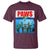 Paws Parody T Shirt Otter Chasing Bass Fish Ocean - Wonder Print Shop