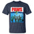 Paws Parody T Shirt Otter Chasing Bass Fish Ocean - Wonder Print Shop