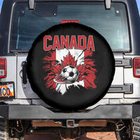 Canada Soccer Fan Spare Tire Cover Canadian Football Game Day Suppoter