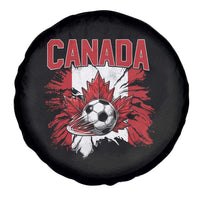 Canada Soccer Fan Spare Tire Cover Canadian Football Game Day Suppoter