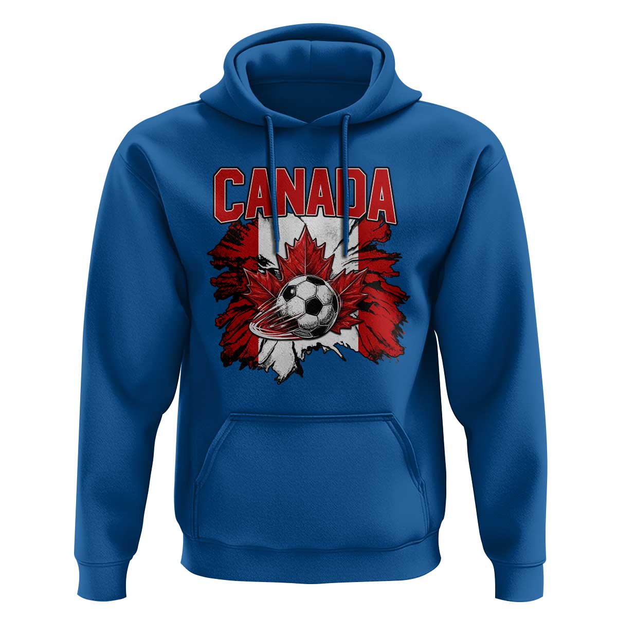 Canada Soccer Fan Hoodie Canadian Football Game Day Suppoter