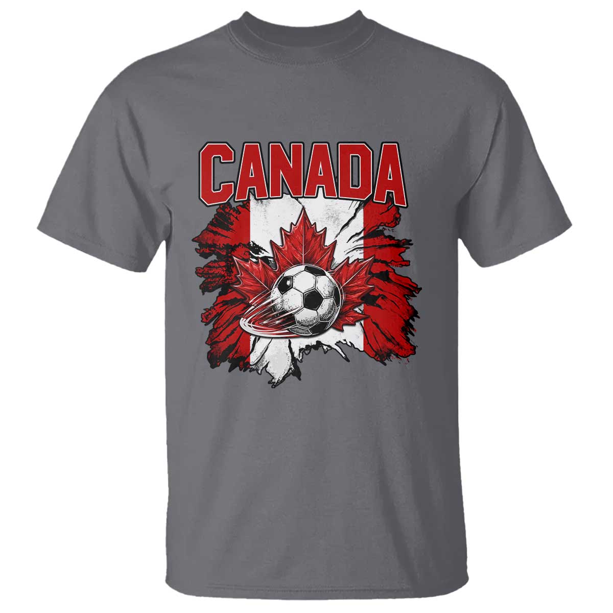 Canada Soccer Fan T Shirt Canadian Football Game Day Suppoter